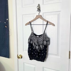 ✧･ﾟaeo boho ruffle cami